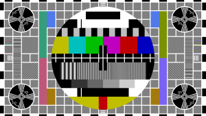 Static code analysis - image of tv test pattern