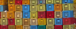 Choose a collection - image of coloured storage crates