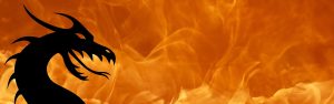 Fallacies of distributed computing - image of a dragon breathing flames
