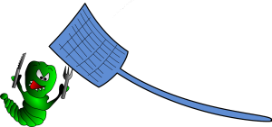 The debug compile flag - image of a fly swatter
