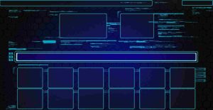 Java user interface options. Stylised diagram of computers.