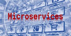 Microservices - image o f lots of connected computers
