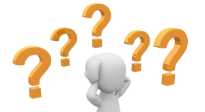 Yet another acronym: drawing of a figure holding its hands to block its ears, with question marks floating around.